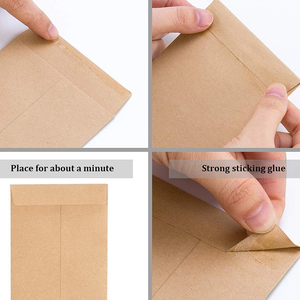 Sobre de Papel Kraft Reciclado Autoadhesivo Ecológico Personalizado para Monedas, Mini Sobres Cuadrados Plegables <span class=keywords><strong>SHYS</strong></span> <span class=keywords><strong>SHYS</strong></span>-E009 - Product Image 4