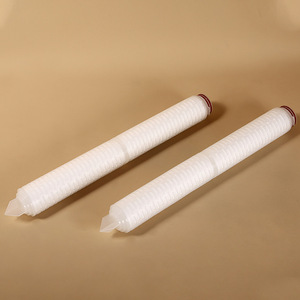 20-Inch Microporous Pleated Filter Cartridge With 226 Triangular Tip For Water Purification And Wastewater Treatment - Product Image 2