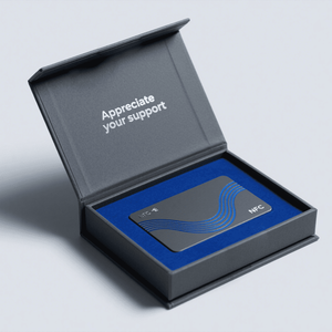 Embalaje de tarjeta <span class=keywords><strong>NFC</strong></span> personalizada, caja cerrada magnética, caja de papel de regalo con tapa personalizada, soporte de diseño y servicio de impresión integral - Product Image 4