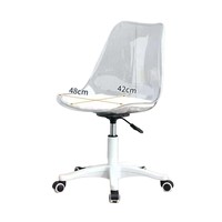 Moderne et Simple Acrylique Transparent Maquillage Salle D'étude Populaire Transparent Chambre Maquillage Table Bureau Bureau Dossier Chaise