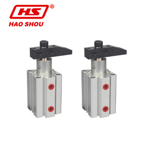 Hao Shou Rotary Pneumatic Cylinder Aluminum Body Piston Cylinder Nonstandard <b>Quick</b> <b>Clamping</b> Tool - Product Image 3
