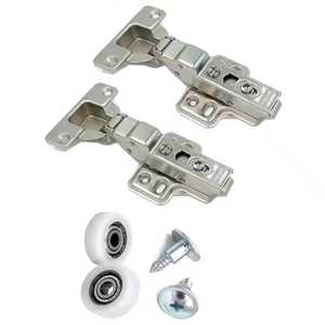 Rail coulissant caché pour <span class=keywords><strong>porte</strong></span> <span class=keywords><strong>pliante</strong></span> de type insertion d'armoire/armoire <span class=keywords><strong>Porte</strong></span> battante à insertion latérale Panneau carré Meuble TV Rail coulissant - Product Image 4