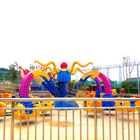 Manège Octopus Rotatif Palpitant pour Enfants – Équipement de Parc d'Attractions Extérieur