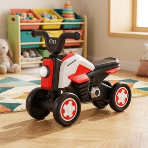 Nouveau Vélo d'équilibre silencieux à quatre roues en stock pour enfants de 1 à 6 ans, Voiture à bascule pour bébé, Twister Bike Factory Baby Swing Car - Product Image 3