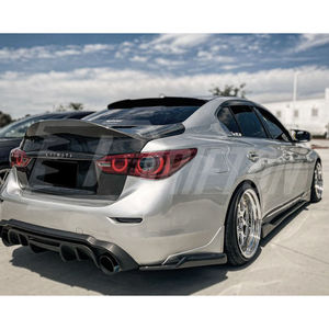 Local Delivery High Kick Shape Carbon Fiber <b>Rear</b> Trunk For INFINITI Q50 2013-2017 - Product Image 4