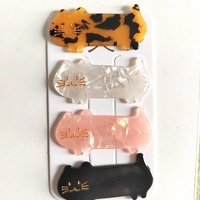 Pince à cheveux élégante en acrylique motif léopard, style féerique, mignonne et féminine, accessoire quotidien pour femme, imperméable, faite à la main