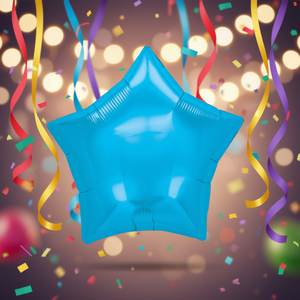 Party Love Foil <b>Star</b> <b>Balloon</b> 24 Inch Metallic Blue Party Decoration for Birthday Kids Parties - Product Image 2