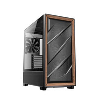 Antec Flux Mid Tower Micro ATX Gaming Case Plastic Aluminum Alloy with Tempered Glass for ITX/MATX PC Computer Cases