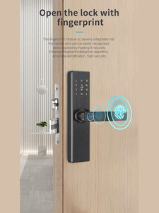 Tuya <b>Smart</b> Life APP WiFi <b>Smart</b> Door <b>Lock</b> Digital Fingerprint Security <b>Lock</b> for Office and wood door fit to 5050 <b>lock</b> body - Product Image 5