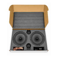Amplificateur de voiture 4 canaux classe D haute puissance, entrée de niveau compacte pour haut-parleur, audio RCA 12V, boîtier en aluminium pour système stéréo de véhicule