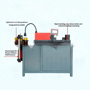 Machine de traitement des barres en cuivre et aluminium pour le poinçonnage, le cisaillement, le pliage, le contrôle numérique, les barres omnibus, les boîtes de vitesses, les roulements, facile à entretenir - Product Image 1