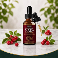 Complément alimentaire NAD liposomal personnalisé en marque privée, NAD CORE Lipo, haute pureté, liquide oral, faible teneur en sucre, 30 ml, pour éclaircir la peau