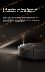RC <span class=keywords><strong>Xiaomi</strong></span> <span class=keywords><strong>Mijia</strong></span> 6 MAX เครื่องดูดฝุ่นหุ่นยนต์ที่มี35000PA ขยายภายนอกสามชั้นเพื่อความครอบคลุมสูงสุดและการเป่าลมร้อน - Product Image 6