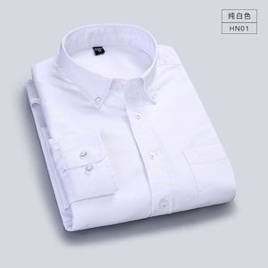 2023 nuova <span class=keywords><strong>camicia</strong></span> da uomo in cotone <span class=keywords><strong>Oxford</strong></span> a maniche lunghe business casual tinta unita <span class=keywords><strong>camicia</strong></span> semplice elegante <span class=keywords><strong>slim</strong></span> <span class=keywords><strong>fit</strong></span> - Product Image 6