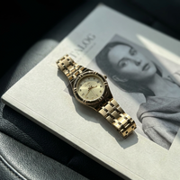 Montre à quartz pour femme Scottie 9744, chronographe sport de luxe, mouvement japonais, bracelet en acier inoxydable, résistance à l'eau 30 BAR, moderne