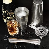 Muddler pour cocktails en acier inoxydable, accessoire de barman, écraseur de citron pour la maison, la cuisine et les bars