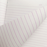 Cuaderno Personalizado A5 con Encuadernación de Hilo, 80 Hojas, Raya Simple, Cuaderno Escolar, Cuaderno de Escritura para Estudiantes, Papelería al por Mayor
