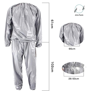 Harga pabrik uniseks anti-sobek PVC setelan <span class=keywords><strong>Sauna</strong></span> keringat Neoprene Gym kebugaran pakaian olahraga untuk menurunkan berat badan - Product Image 6