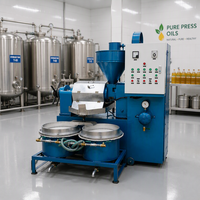 Presse à huile de coco commerciale certifiée CE ; Presse à vis entièrement automatique pour la production d'huile d'arachide et d'huile de tournesol.