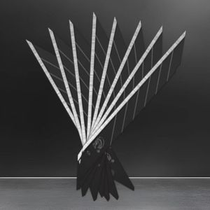 9Mm 30 Độ 10Pcs Thép Carbon Snap Blades Hộp Cutter Tiện Ích Dao Nạp Thay Thế Lưỡi Dao Dao Cạo Hộp Cho Dao - Product Image 3