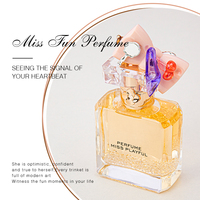 SOURCE Parfum classique pour femmes d'usine Funny Miss Light Parfum 72 heures bouteille en verre longue durée avec huile de pulvérisation pour le corps