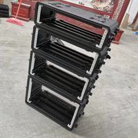LOGO personalizado Pro Audio Video Accesorios Rack Case 2u 3u 4u 6u Plástico 19 pulgadas Flight Case