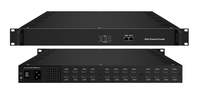 Encodeur de diffusion en direct 24 canaux H.264 H.265 HEVC, convertisseur vidéo vers UDP, RTP, RTSP, streamer IP