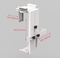 Support d'ordinateur HZJ-F1 noir, durable et robuste, facile à installer