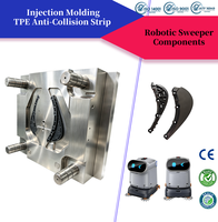Fabricant de moules d'injection plastique de précision – Outil complet pour bande de protection TPE pour robot aspirateur et protection antichoc pour balayeuse robotique