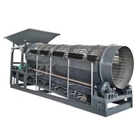 Machine de criblage vibrante à tambour d'axe pour le criblage de gravier humide, de boulets de broyeur, de poussière et de compost d'or