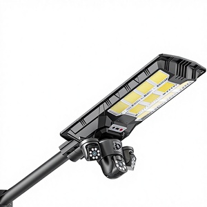Lampadaire solaire intégré super lumineux 500W avec caméra CCTV 4G Wifi, étanche IP66 pour route et jardin - Product Image 1