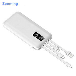 Banque d'alimentation <span class=keywords><strong>portable</strong></span> à charge rapide nouvelle arrivée 2023, vente chaude, 4 en 1, câbles intégrés, 10000mAh - Product Image 2