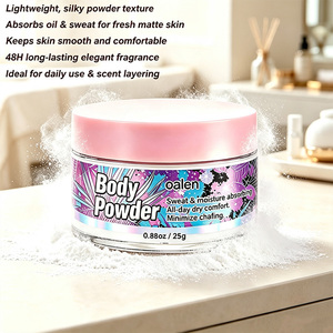 Poudre corporelle parfumée Oalen Private Label, absorbant la transpiration, anti-frottement, pour le cou, les aisselles, le visage, confort durable et sec - Product Image 2