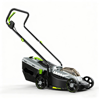 Cortacésped eléctrico inalámbrico VERTAK de 13 pulgadas y 20 V con batería, automático, de empuje manual, con carrete, mango plegable de grado industrial para bricolaje