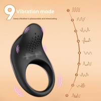 Anneau vibrant pour homme avec verrouillage, stimulateur vibrant, machine de masturbation DIY pour hommes