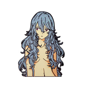 Pin de Solapa de Esmalte Duro Estilo Japonés con Figura de Acción Grande de Anime de Chicas Japonesas Hermosas y Sexys - Product Image 4