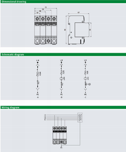 Dispositivo di Protezione da Sovratensioni YUANKY 1P/2P/3P/4P AC 80RT T2 20RT SPD 60/80/100/160KA, Montaggio su Guida DIN, Protezione da Fulmini - Product Image 4