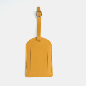Custom PU Leather Aircraft Luggage Tag Flip Cover Luggage <b>Label</b> Color Choice <b>Suitcase</b> Decorations Business Welcome Gifts - Product Image 5