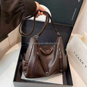 Sac à main bandoulière carré petit format en PU imperméable pour femme, fermeture éclair, design français, luxe - Product Image 2