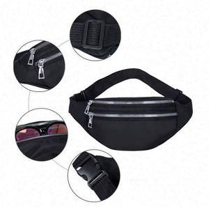 Bolso Bandolera de Diseño Multifuncional, Bolso de Cintura Impermeable de Tela Oxford, Riñonera Personalizada con Cierre de Cremallera Interior - Product Image 3