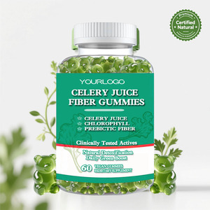 Capsules de céleri Vitamines Fibres alimentaires Complément alimentaire Améliore l'immunité Santé intestinale Soutien digestif pour adultes Fabriqué en usine certifiée GMP - Product Image 1