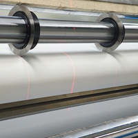 Machine de découpe et de refendage de rouleaux entièrement automatique, vitesse maximale 450 m/min, précision 0,2 mm, système de guidage de ruban CCD intégré, PLC
