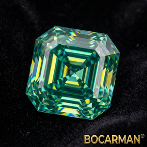 Pietre Sciolte di Moissanite VVS Taglio Asscher da 0,5-7 Carati, Bianche 6,5-11mm, con Effetto Colore/Fuoco, Produzione BOCARMAN - Product Image 2