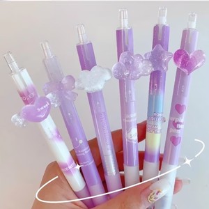 Penna Gel Retrattile con Decorazioni a Forma di Nuvola, Cuore e Stella, <span class=keywords><strong>Inchiostro</strong></span> Nero 0.5mm <span class=keywords><strong>per</strong></span> Scrittura Fluida, Uso Scolastico e d'Ufficio - Product Image 6