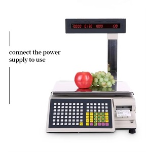 Báscula de impresión de etiquetas de precios de supermercado, conteo de peso, máquina informática de precios Digital, báscula de pesaje de etiquetado de código de barras Digital - Product Image 2