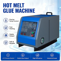 Machine à coller à chaud RINNGO 5L 10L 20L 60L pour l'application de colle thermofusible, le laminage, l'étiquetage et le pulvérisation, idéale pour les sacs express