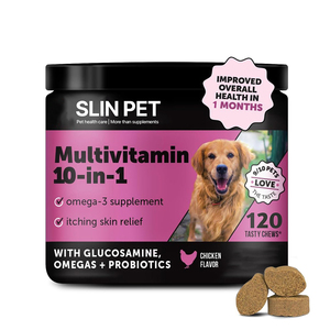 Suplementos de nutrición multivitamínicos <span class=keywords><strong>para</strong></span> mascotas con vitaminas <span class=keywords><strong>para</strong></span> mejorar el sistema inmunológico y apoyar el cerebro y el corazón de los masticables suaves <span class=keywords><strong>para</strong></span> <span class=keywords><strong>perros</strong></span> - Product Image 1
