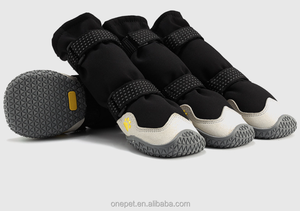 4 pz nuovo Design Pet scarpe impermeabili allungano grandi <span class=keywords><strong>stivali</strong></span> caldi per cani grandi scarpe per cani - Product Image 3