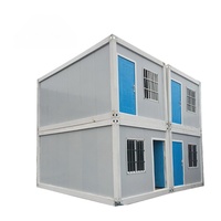 Casa Prefabricada de Acero Desmontable con Certificación CE de 20 pies/40 pies, Casa Contenedor para Oficina en Sitio, Dormitorio para Personal