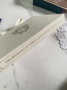 Custom Luxury Wedding Invitations Box Reusable Rigid <b>Cardboard</b> <b>Paper</b> Boxes Gold Stamping Spot UV Printing Coated <b>Paper</b> Packaging - Product Image 4